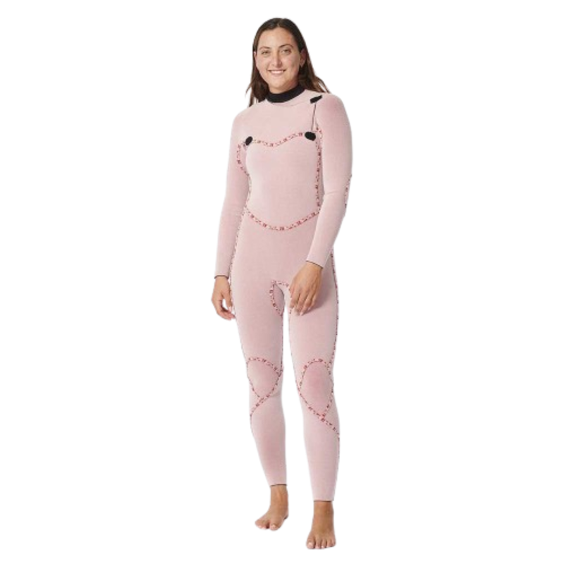 Rip Curl Women's FlashBomb 5/3GB Chest Zip in Black-2